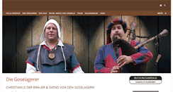Desktop Screenshot of goselagerer.de