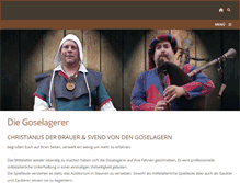 Tablet Screenshot of goselagerer.de